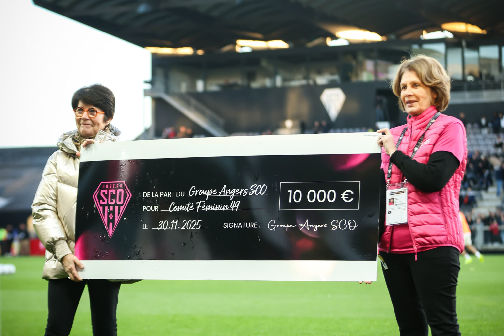 Angers SCO Cl ture Octobre Rose 2025 Avec Un Ch que De Soutien Au 